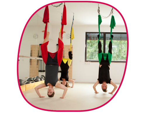 Aerial Yoga Training Physiotherapie Berlin Zehlendorf Schlachtensee